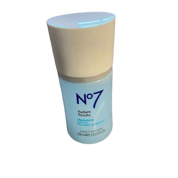 No7 Radiant Results Revitalizing Oil Free Eye Make-Up Remover 3.3 oz - Picture 1 of 2